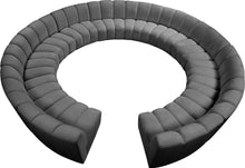Load image into Gallery viewer, Infinity Grey Velvet 12pc. Modular Sectional image
