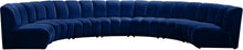 Load image into Gallery viewer, Infinity Navy Velvet 7pc. Modular Sectional image
