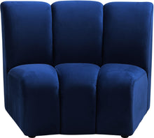 Load image into Gallery viewer, Infinity Navy Velvet Modular Chair image
