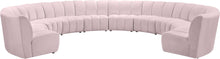 Load image into Gallery viewer, Infinity Pink Velvet 10pc. Modular Sectional image

