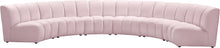 Load image into Gallery viewer, Infinity Pink Velvet 6pc. Modular Sectional image
