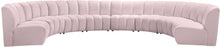 Load image into Gallery viewer, Infinity Pink Velvet 8pc. Modular Sectional image
