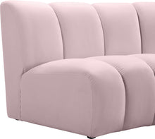Load image into Gallery viewer, Infinity Pink Velvet 10pc. Modular Sectional
