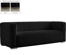 Load image into Gallery viewer, Ravish Black Velvet Sofa
