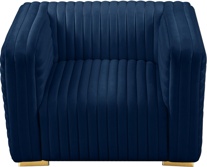 Ravish Navy Velvet Chair