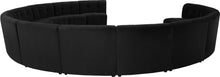 Load image into Gallery viewer, Limitless Black Velvet 13pc. Modular Sectional
