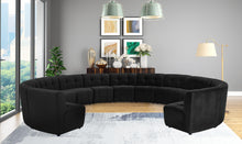 Load image into Gallery viewer, Limitless Black Velvet 13pc. Modular Sectional
