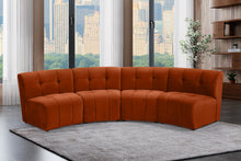 Load image into Gallery viewer, Limitless Cognac Velvet 4pc. Modular Sectional

