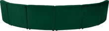 Load image into Gallery viewer, Limitless Green Velvet 6pc. Modular Sectional
