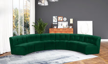 Load image into Gallery viewer, Limitless Green Velvet 6pc. Modular Sectional
