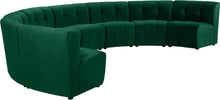 Load image into Gallery viewer, Limitless Green Velvet 8pc. Modular Sectional
