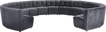 Load image into Gallery viewer, Limitless Grey Velvet 13pc. Modular Sectional image
