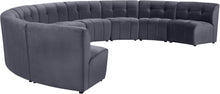 Load image into Gallery viewer, Limitless Grey Velvet 9pc. Modular Sectional
