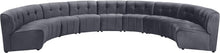 Load image into Gallery viewer, Limitless Grey Velvet 9pc. Modular Sectional image
