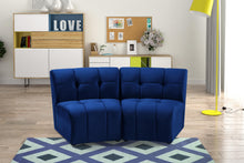 Load image into Gallery viewer, Limitless Navy Velvet 2pc. Modular Sectional
