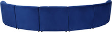 Load image into Gallery viewer, Limitless Navy Velvet 7pc. Modular Sectional
