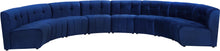Load image into Gallery viewer, Limitless Navy Velvet 8pc. Modular Sectional image
