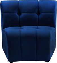 Load image into Gallery viewer, Limitless Navy Velvet Modular Chair image
