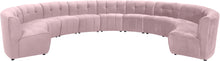 Load image into Gallery viewer, Limitless Pink Velvet 11pc. Modular Sectional image
