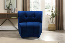 Load image into Gallery viewer, Limitless Navy Velvet Modular Chair

