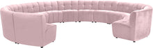 Load image into Gallery viewer, Limitless Pink Velvet 13pc. Modular Sectional
