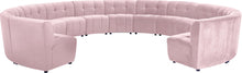 Load image into Gallery viewer, Limitless Pink Velvet 13pc. Modular Sectional image
