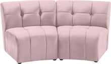 Load image into Gallery viewer, Limitless Pink Velvet 2pc. Modular Sectional image
