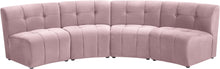 Load image into Gallery viewer, Limitless Pink Velvet 4pc. Modular Sectional image
