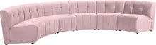Load image into Gallery viewer, Limitless Pink Velvet 6pc. Modular Sectional
