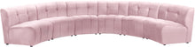 Load image into Gallery viewer, Limitless Pink Velvet 6pc. Modular Sectional image
