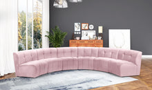 Load image into Gallery viewer, Limitless Pink Velvet 6pc. Modular Sectional
