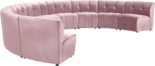 Load image into Gallery viewer, Limitless Pink Velvet 9pc. Modular Sectional
