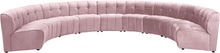Load image into Gallery viewer, Limitless Pink Velvet 9pc. Modular Sectional image
