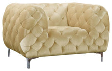 Load image into Gallery viewer, Mercer Beige Velvet Chair image
