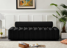 Load image into Gallery viewer, Melody Black Velvet Sofa
