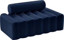 Load image into Gallery viewer, Melody Navy Velvet Loveseat image
