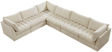 Load image into Gallery viewer, Jacob Cream Velvet Modular Sectional
