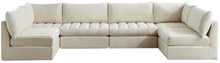 Load image into Gallery viewer, Jacob Cream Velvet Modular Sectional
