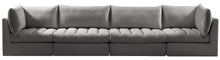 Load image into Gallery viewer, Jacob Grey Velvet Modular Sofa
