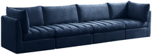 Load image into Gallery viewer, Jacob Navy Velvet Modular Sofa
