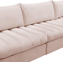 Load image into Gallery viewer, Jacob Pink Velvet Modular Sectional
