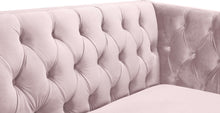 Load image into Gallery viewer, Michelle Pink Velvet Loveseat
