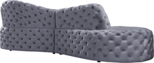 Load image into Gallery viewer, Royal Grey Velvet 2pc. Sectional
