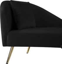 Load image into Gallery viewer, Nolan Black Velvet Chaise
