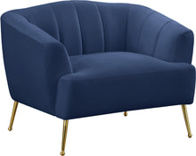 Load image into Gallery viewer, Tori Navy Velvet Chair image
