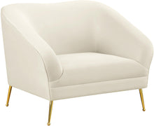 Load image into Gallery viewer, Hermosa Cream Velvet Chair image
