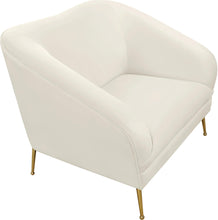 Load image into Gallery viewer, Hermosa Cream Velvet Chair
