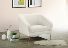 Load image into Gallery viewer, Hermosa Cream Velvet Chair
