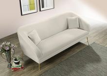 Load image into Gallery viewer, Hermosa Cream Velvet Sofa
