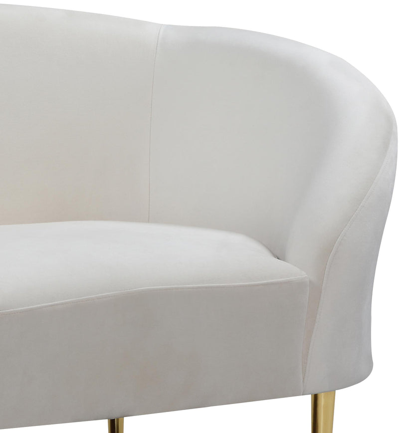 Ritz Cream Velvet Chair